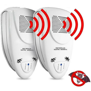 EXIVA Ultrasonic Electromagnetic Pest Repellent, 2 Pack