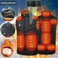 thumbnail image 2 of Penkiiy Heated Vest,Heating Vest Rechargeable,Warming Heated Jacket with 3 Heating Levels Unisex Battery Not Included Heated Vest Black, 2 of 8
