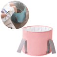 thumbnail image 1 of Lavabo Plegable, de piezaza Portátil para Remojar Los Pies Plegable Impermeable para Viajar Al Acampar , Rosado perfecl Lavabo plegable para pies, 1 of 8