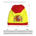 thumbnail image 5 of Womens Spanish Flag Slouchy Beanie Cap Headwear Hat Turban, 5 of 7