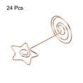 thumbnail image 3 of Unique Bargains Table Number Holders 85mm Tall 40mm Base Width Star Rose Gold, 24 Pieces, 3 of 5