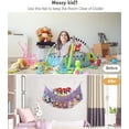 thumbnail image 2 of Large Stuffed Animal Storage Upgraded [in Wide/Handwoven Macrame/Cream] Toy Storage Net Hammock for Flat Wall Hardware Included, 2 of 6