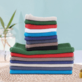 thumbnail image 4 of SMIXLN Kitchen Dish Cloths, 100% Cotton Waffle Weave Absorbent Quick-Dry Soft Wash Kitchen Towels, Reusable Dish Towels for Drying Dishes,, 12 x 12 Inches, 6 Pack, Sky Blue, 4 of 8