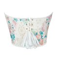 thumbnail image 6 of ANINEO Women Elegant Vintage Cap Sleeves Brocade Bustier Corset Tops, 6 of 6
