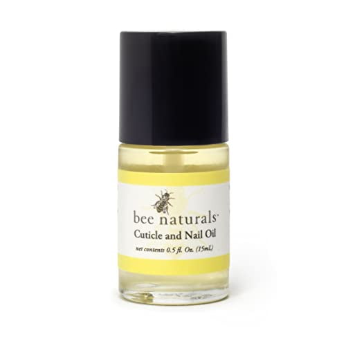 Bee Naturals Nail and Cuticle Oil - Nail Oil for Repairing Cuticles - Treats Splitting, Dryness, Hangnails - Revitalizes and Softens with Vitamin E - Lavender, Lemon, Tea Tree Scent