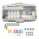 thumbnail image 2 of Bloque de Distribución ANGGREK de Soporte Indicador LED de 4 Vías Niquelado Duradero, 2 of 8