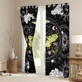 thumbnail image 3 of Homewish Hippie Moth Blackout Curtains Set of 2 (52x84 Each), Universe Sun and Moon Curtain, 3 of 5