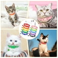 thumbnail image 5 of Taihexin 10 Pack Cat Collars with Bells, Puppy Id Collars, Adjustable 7.5-12.6 inch Safety Buckle Nylon Kitten Collar with Name Tag, Cat Collar for Girl Cats Male Cat (10 Colors & 2 ID Tags), 5 of 7