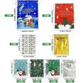 thumbnail image 4 of Christmas Drawstring Gift Bags - 15Pcs With 8 Styles, 4 Sizes, 16 Tags - Large Xmas Bags for Presents, Holiday Party, 4 of 5