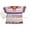 White/Purple Stripe, variant on Artisans - Little Girls Long Sleeve Striped Top 26474-4T (White/Purple Stripe)