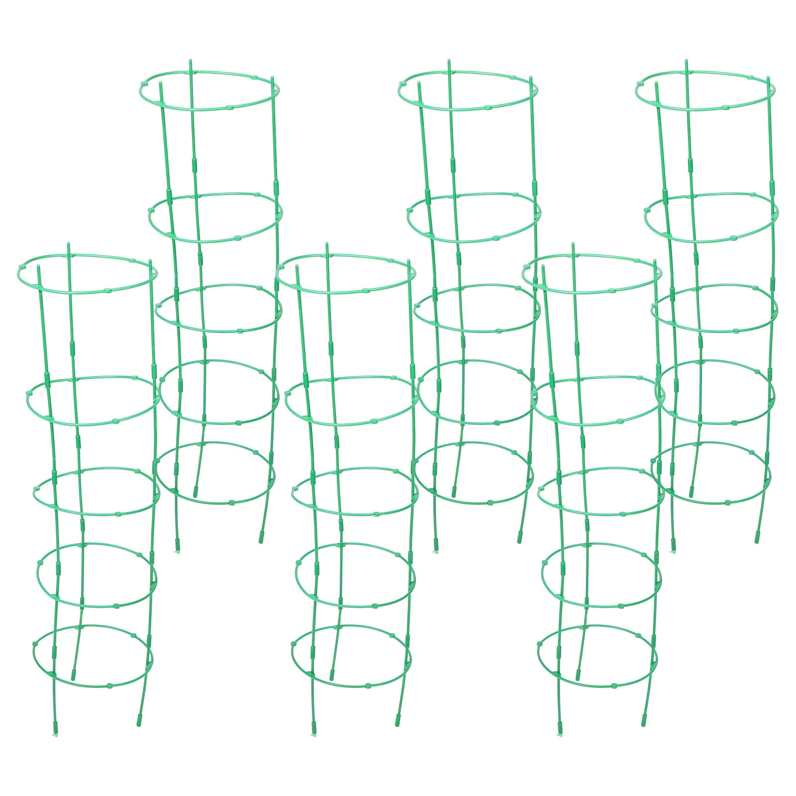 FRCOLOR 6 Sets of Garden Trellis For Mini Climbing Plants Adjustable Garden Plant Stakes Potted Plant Support Vegetables Flowers Vines Climbing Trellises