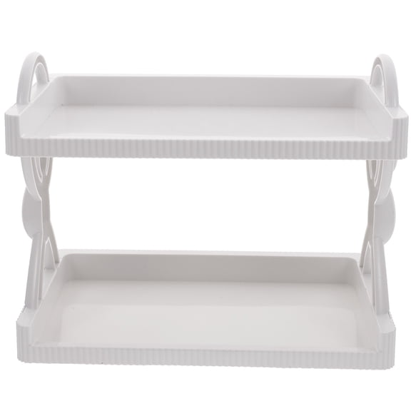 Multi-purpose Storage Rack Multi-layer Storage Rack 24X14.5X19.5CM White