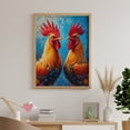 thumbnail image 6 of Diamond Art Kits for Adults, Rooster Pair Colorful Background 5D Diamond Painting Kits for Adults Beginners, DIY Full Drill Diamond Painting, Gem Art and Crafts 12x16, 6 of 7