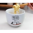 thumbnail image 4 of Silver Buffalo SVB-PEA538KD-C Peanuts Munch Time 20 Ounce Ceramic Ramen Bowl with Chopsticks, 4 of 6