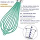 thumbnail image 4 of Batidor de silicona, paquete de 1/2/3 Batidores profesionales para cocinar sin rayar, batidor de acero inoxidable y silicona, batidor de goma de plástico para utensilios de cocina antiadherentes,, 4 of 7
