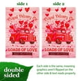 thumbnail image 3 of G128 Valentine’s Day Cupid Delivery Truck Garden Flag 12x18 In Double Sided Yard Garden Lawn Decoration, 3 of 8