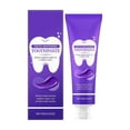 thumbnail image 2 of Purple Toothpaste for Teeth Whitening, Teeth Whitening Toothpaste, Tooth Stain Removal, Freshens Breath Helps Colour Corrector, 2 of 9