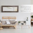thumbnail image 4 of HOMCOM Farmhouse Full Length Mirror, Wall Mount and Leaner Floor Mirror, 4 of 10