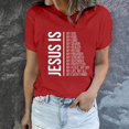 thumbnail image 2 of HBYJLZYG Shirts For Women, 2024 Easter Graphic Print Short Sleeved Crewneck T-Shirt Top/Shirt Y2K Clothing 2024, 2 of 7