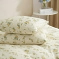 thumbnail image 5 of Yellow Floral Duvet Cover Full Garden Style Cottagecore Bedding Sets 100% Cotton Yellow Flower Duvet Cover Floral Botanical Comforter Cover Vintage Floral Full Size Duvet Cover with Zipper Ties, 5 of 10