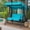 Blue, variant on ANGELES HOME 2 Person Outdoor Porch Swing with Canopy & Cushion, Waterproof Outdoor Loveseat Swing Chair for Patio, Porch,Black