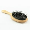 thumbnail image 4 of Cepillo de Pelo con Cerdas , Peine Natural, para el Cabello Rizado, Grueso, Seco, HúMedo, Desenredante, Cepillos Masaje Mujeres-B, 4 of 5