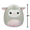 thumbnail image 2 of Squishmallows 5” Elea the Grey Lamb with Pink Floral Belly - Ultra Soft Easter Plush Toy, 2 of 7