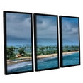 thumbnail image 2 of ArtWall Steve Ainsworth "The Beach At Santa Barbara" 3-Piece Floater-framed Canvas Set, 2 of 2