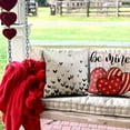 thumbnail image 4 of Valentine''s Day Pillow Covers 16x16 Inch Set of 2 Small Black Grey Hearts Decor White Throw Pillow Covers Valentine''s Day Cushion Case Decoration for Sofa Couch 56D, 4 of 6