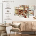 thumbnail image 5 of Elephant Stock Old Bridge Reminiscence Red Wall Art - Horizontal Multi Panel Canvas - Living Room Wall Decor - Abstract Multi Panel - Yellow And Red Decor By Silvia Vassileva - 75" x 48", 5 of 8