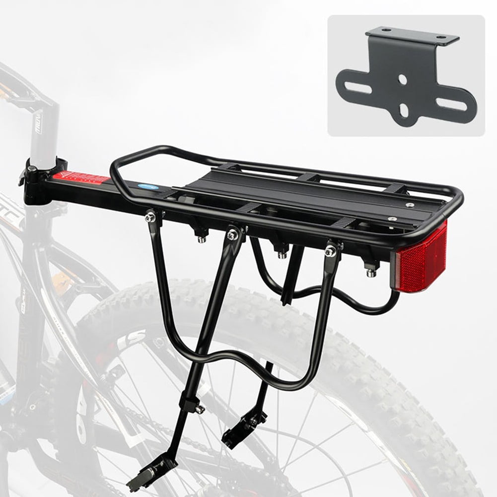 Bike Bicycle Rack Reflector Rear Tail Light Film Includes Stand