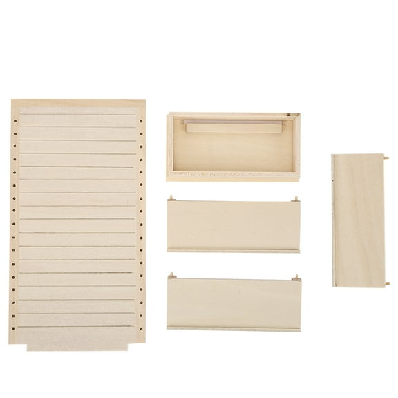 1:12 Doll Accessories Mini Supermarket Shelves Wooden Mini Model Set Toy and Gift For Boy Girl 3-6 Year Old