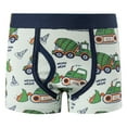thumbnail image 4 of Hpapadks Boys Underwear Kids Boy Cartoon Animals Cars Print Soft Breathable Boxer Underpants Light Green 4 year-5 year, 4 of 4
