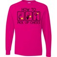 thumbnail image 3 of Inktastic How to Pick Up Chicks Funny Long Sleeve T-Shirt, 3 of 4