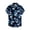 2—Blue, variant on Hawaiian Style Tops for Women Short Sleeve Button down Summer Casual Shirts Loose Thin Breathable Trendy Tropical Floral Print Blouses Ladies Beach Vacation Outfit 5—Hot Pink S