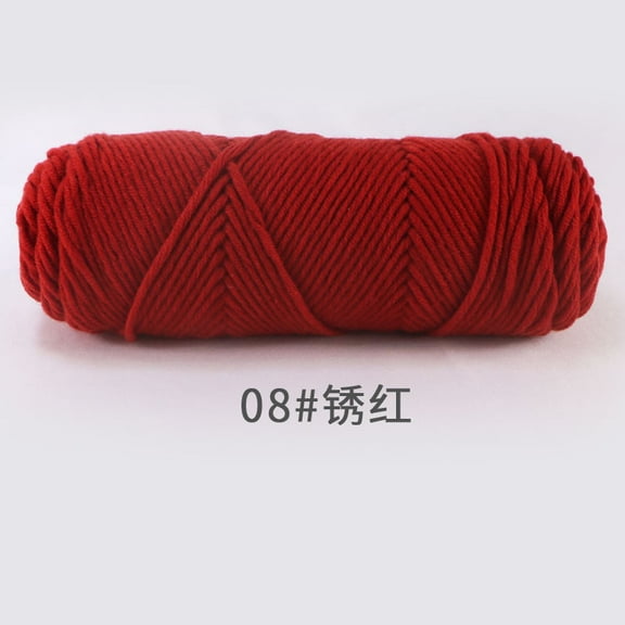 Nvzi 1 Piece 100g Dark Red Cotton Yarn,Soft Yarn for Crocheting,Yarn for Crafts,High-Quality Yarn Ideal for DIY Handicrafts, Durable Yarn–Perfect for Daily Handcrafting Needs​