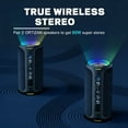 thumbnail image 4 of Ortizan Portable Bluetooth Speaker, 40W powerful sound and deep bass, IPX7 waterproof, 30 hours of playtime, TWS for 2 speakers pairing for home, outdoor and travel, 4 of 12