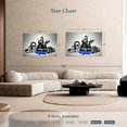 thumbnail image 4 of Elephant Stock Bodybuilding Equipment Wall Art - Horizontal Canvas Wall Art - Living Room Wall Decor - Sports Canvas - Gray And White Decor - 51" x 34", 4 of 8
