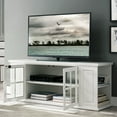 thumbnail image 4 of Leick Home 85162 TV Stand with Bookshelf Storage, For 65" TV's, Cottage White, 4 of 18
