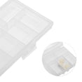 thumbnail image 3 of Unique Bargains 1 Pc Pill Case 6 Grid Flap Pill Box Clear White, 3 of 6