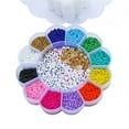 thumbnail image 1 of Glass Beads Alphabet Beads Acrylic Letter Beads Elastic String Cords DIY Craft, 1 of 3