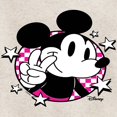 thumbnail image 3 of Disney - Mickey & Friends - Peace Sign - Checkered Background - Toddler And Youth Long Sleeve Graphic T-Shirt, 3 of 5