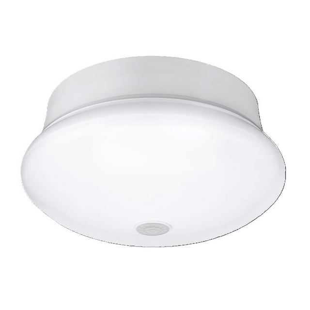 Lámpara LED de techo giratoria ETI, blanca, 9,09 cm de alto x 17,78 cm de ancho x 17,78 cm de largo