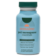 Semaine Peri/Menopause Essentials, 30 Ct.  Multi-Symptom Relief | Fuller Hair, Hormone Balance, Fewer Hot Flashes & More | Clinically Proven Vegan Formula