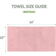 thumbnail image 4 of Elegant Comfort Turkish Popcorn Bath Towel Set, 27 x 54 Inches, 2-Pack, Hotel-Quality, Soft, 4 of 4