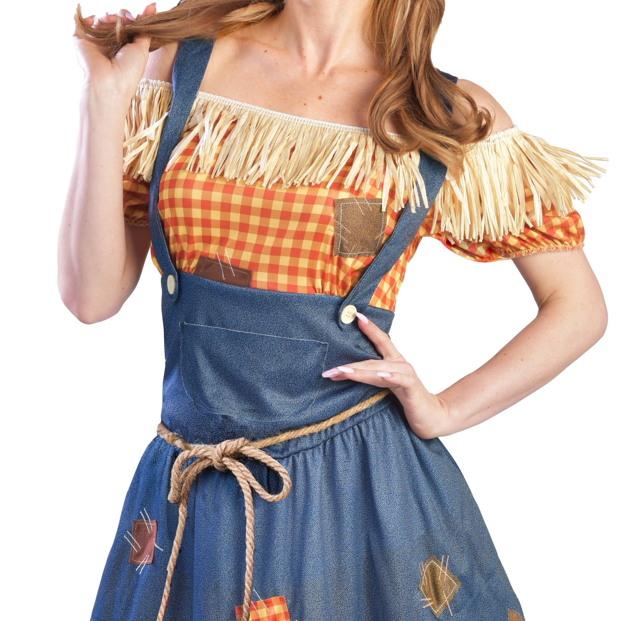 Cornfield Cutie Halloween Costume for Adults, Women's Size XL (16/18), by Way to Celebrate