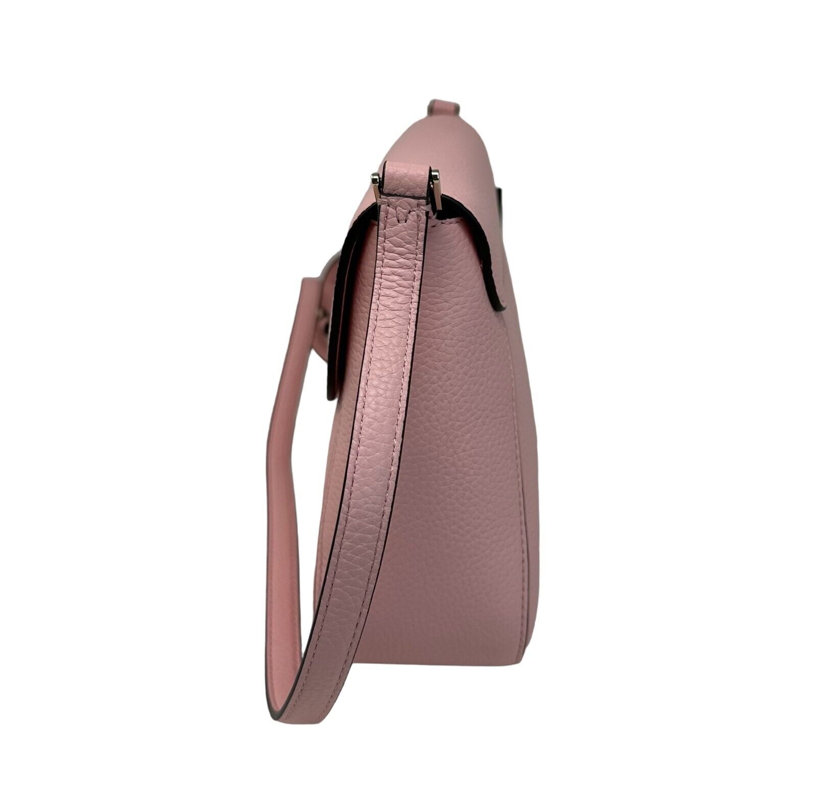 Kate Spade Monica Flap Tea Rose Pebble Leather Crossbody Bag KC465 $329