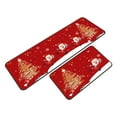 thumbnail image 5 of Vggrvlo Christmas Kitchen Mats Rugs Non Slip Extra Thick Chenille Shower Mat Rubber Backing Machine Washable Bath Rugs Mats 2PCS, 5 of 6