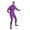 Purple, variant on Wovilon Unisex Full Body Suit Zentai Bodysuit Spandex Halloween Cosplay Costume with Hood and Hands for Adult and Kids 6 Colors