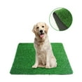 WNGSHA Soft Dog Toilet Mat Indoor Puppy Training Grass Litter Tray Pad